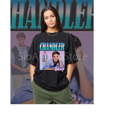 vintage chandler bing shirt, friends sitcom t-shirt, rip matthew perry, chandler bing 90s graphics tee, retro movies fan