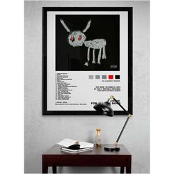 drake for all the dogs album poster, hype