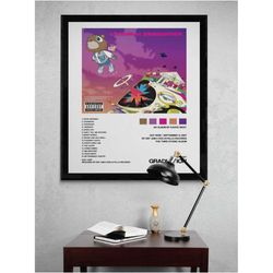 kanye west graduation poster, yeezy hype beast poster,