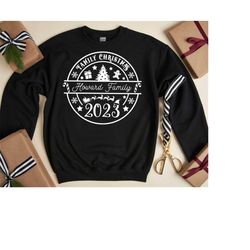 custom family christmas 2023 shirt, matching christmas t-shirt, custom christmas family gift, custom name christmas shir