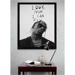 travis scott minimalist poster, hype beast travis scott