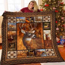 deer hunting c full of beautifull deer c quilt m311219