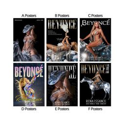 beyonce renaissance 2023 world tour poster, renaissance beyonce