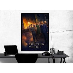 a haunting in venice 2023 movie poster film,