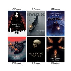 a haunting in venice movie poster 2023 film,