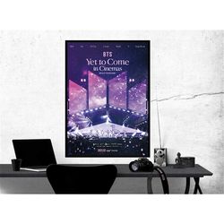 bts yet to come in cinemas movie poster,