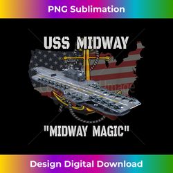 Aircraft Carrier USS Midway CVA-41 CVB-41 Veteran Sailor Dad 0157 - Contemporary PNG Sublimation Design - Customize with Flair