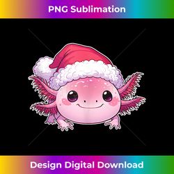 Axolotl Christmas Animals Sweet Axolotls Merry Christmas Tank Top - Minimalist Sublimation Digital File - Animate Your Creative Concepts