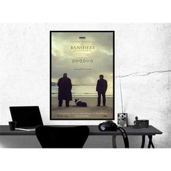 the banshees of inisherin movie poster, room decor,
