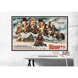 the hateful eight movie poster, room decor, home