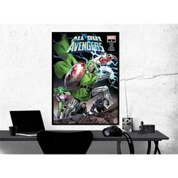 all-out avengers comic book poster issue 2 dr