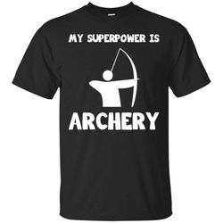 agr my superpower is archery sportsman hunting t-shirt
