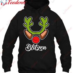 blitzen reindeer christmas costume ugly christmas sweater shirt, plus size womens christmas sweaters wear love, share b