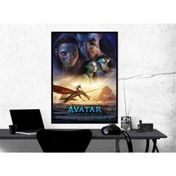 2023 avatar the way of water movie poster,