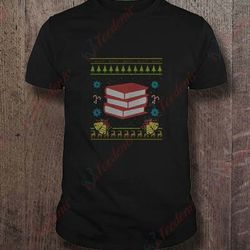 books christmas ugly sweater t-shirt, plus size ladies christmas sweaters wear love, share beauty