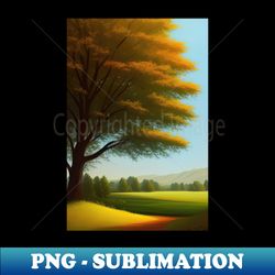 Oil Landscape claude Monet - Summer Nature - Modern Sublimation PNG File - Transform Your Sublimation Creations
