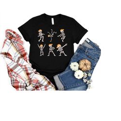 kids dancing skeleton halloween shirt, halloween shirts for kids, dancing skeleton shirt, boys halloween shirt, girls ha