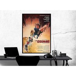 the goonies movie poster, room decor, home decor,