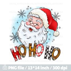 Santa Ho Ho Ho Clipart Png sublimation illustration