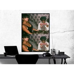 playboi carti rap hip hop music album poster,