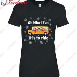 bus driver school bus winter christmas shirt, women family christmas shirts  wear love, share beauty