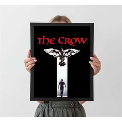 the crow movie poster spotlight brandon lee, a4
