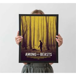 among the beasts movie poster, autumn home decor,