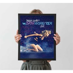 taylor swift 1989 poster, autumn home decor, a4