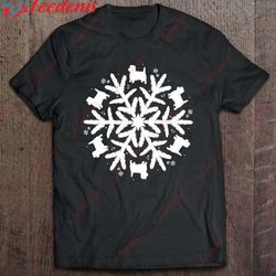 cairn terrier christmas snowflake shirt, merry christmas family sweatshirts  wear love, share beauty