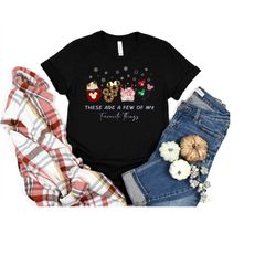 disneyland christmas tee, these are a few of my favorite things, magic kingdom shirt, disney tee, disney snacks shirt, c