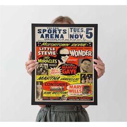 stevie wonder, marvin gaye, mary wells vintage music