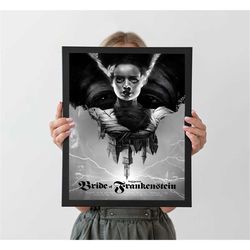 the bride of frankenstein movie poster, art movie