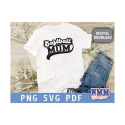 softball mom sports svg team shirt file school sports studio3 vinyl digital cut file for cricut silhouette