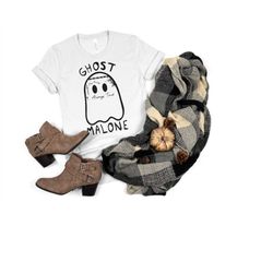 ghost malone shirt, spooky season shirt, ghost shirt, halloween gift t-shirt, stay aways shirt, always tired shirt, funn