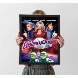 galaxy quest movie poster tim allen sigourney weaver,