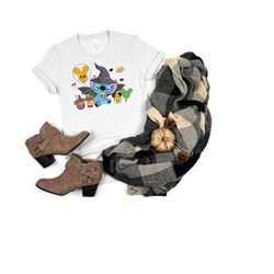 scary stitch shirt, funny stitch shirt, disney halloween shirt, disney vacation, halloween women's tee, halloween costum