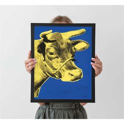 andy warhol pop poster, autumn home decor, a4