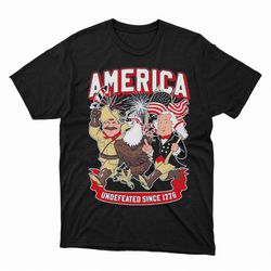 america undefeated since 1776 shirt