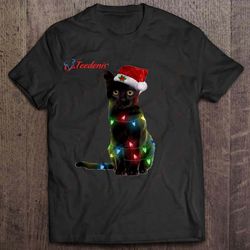 cat with christmas lights shirt, men christmas family sweatshirts  wear love, share beauty