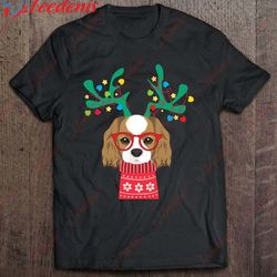 cavalier king charles spaniel funny holiday xmas christmas essential shirt, men funny christmas shirts for work  wear lo