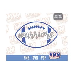 warriors sports svg team shirt football file school sports studio3 vinyl digital cut file for cricut silhouette