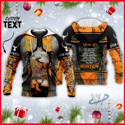 deer hunting all over printed hoodie x291113