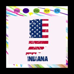 indiana state flag, independence day svg, happy 4th of july svg,patriotic svg, independence day gift, for silhouette, fi