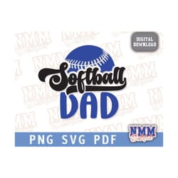 softball dad sports svg team shirt file school sports studio3 vinyl digital cut file for cricut silhouette