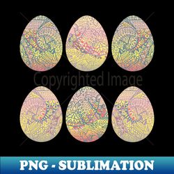 Decorative Easter Eggs - High-Resolution PNG Sublimation File - Unleash Your Inner Rebellion