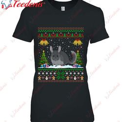 chinchillas animal lover xmas gift ugly chinchilla christmas shirt, christmas tops on sale wear love, share beauty