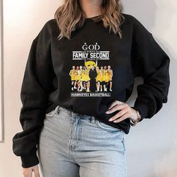 god family second first then hawkeyes basketball shirt