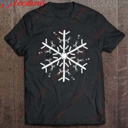 Christmas Barber Snowflake Gift Hairdresser T-Shirt, Funny Christmas Shirts For Couples  Wear Love, Share Beauty