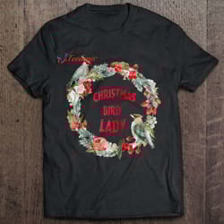 christmas bird lady shirt, christmas family apparel wear love, share beauty