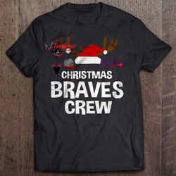 christmas braves crew t-shirt, merry christmas family sweatshirts  wear love, share beauty